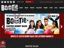 Tablet Screenshot of bootiemashup.com